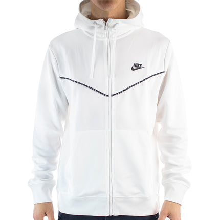 Nike Sportswear Repeat Zip Hoodie CZ7822-101 - weiss-schwarz
