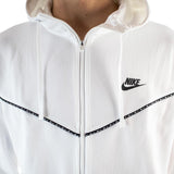 Nike Sportswear Repeat Zip Hoodie CZ7822-101 - weiss-schwarz