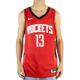 Nike Houston Rockets NBA James Harden #13 Swingman Edition Jersey Trikot CW3666-665 - rot-weiss