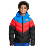 Nike FC Barcelona Synthetic Fill Winter Jacke für Jugendliche DN3211-011 - blau-rot-schwarz