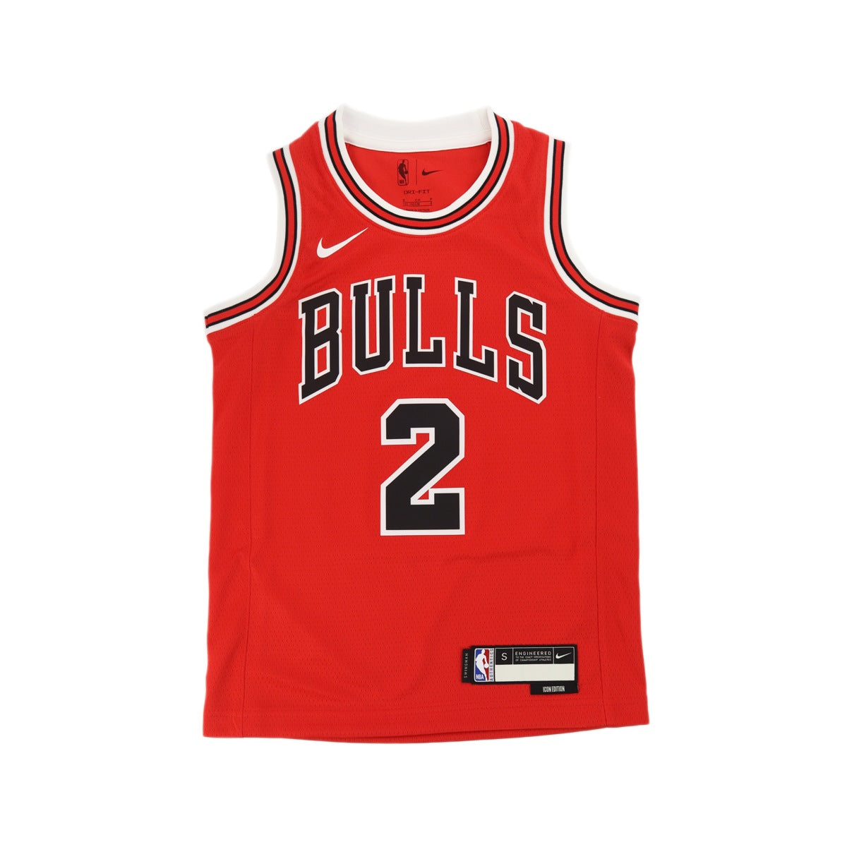 Nike Chicago Bulls NBA Swingman Lonzo Ball Icon Jersey 8 Jahre EZ2B7BZ2P-BULLB-