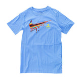 Nike Worldwide HBR T-Shirt DR9737-412 - hellblau-schwarz-orange