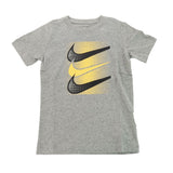 Nike Youth Core Brandmark 4 T-Shirt DX9525-063 - grau meliert-schwarz