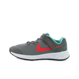 Nike Revolution 6 Flyease Next Nature (GS) DD1113-006 - grau-rot-türkis