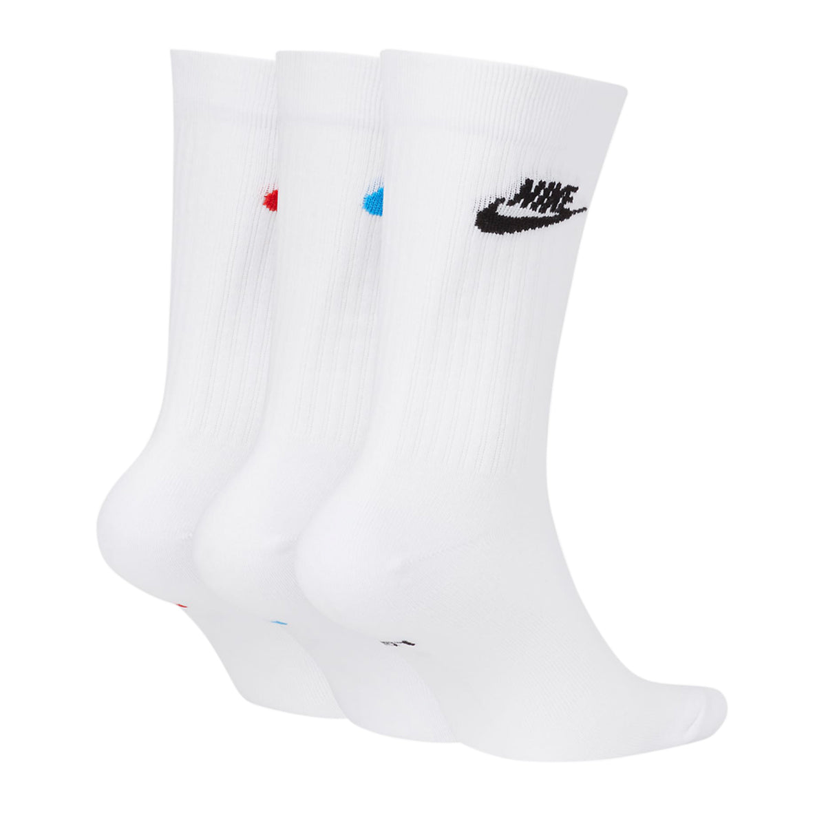 Nike Sportswear Everyday Essential Crew Socken 3 Paar SK0109-911 - weiss-bunt