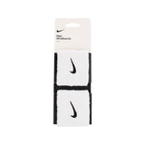 Nike Nike Swoosh Wristband Arm Schweißband 9380/4 305 101 - weiss-schwarz