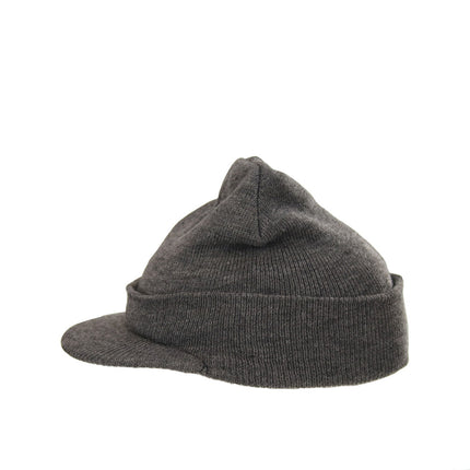 NYC NYC Plain Visor Beanie Winter Mütze NYCBeanieVisorGrey-