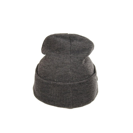 NYC NYC Plain Visor Beanie Winter Mütze NYCBeanieVisorGrey-