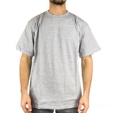 NYC Plain Tee T-Shirt NYCHTS006dyx - hellgrau meliert