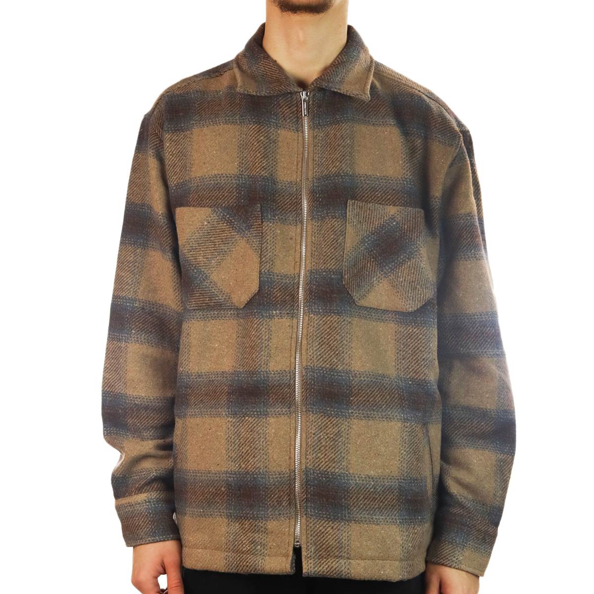 Pegador Bale Embroidery Heavy Flannel Zip Hemd 60237371-