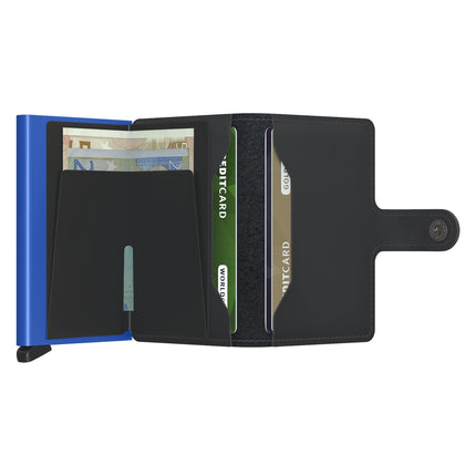 Secrid Miniwallet Matte MM-Black and Blue-