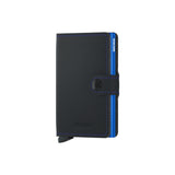 Secrid Miniwallet Matte MM-Black and Blue-
