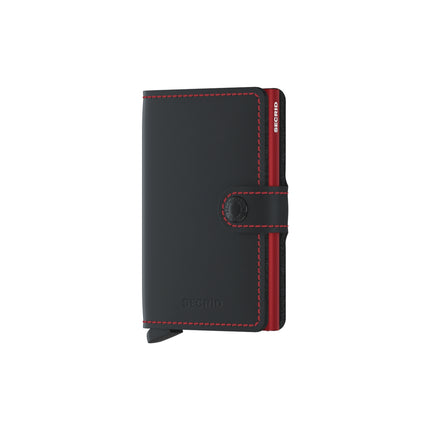 Secrid Miniwallet Matte MM-Black and Red-