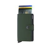 Secrid Miniwallet Matte MM-Green-Black - grün-schwarz