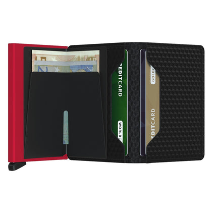 Secrid Slimwallet Cubic SCu-Black-Red-