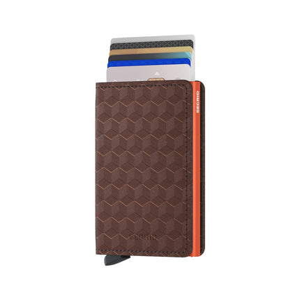 Secrid Slimwallet Optical SOp-Brown-Orange-