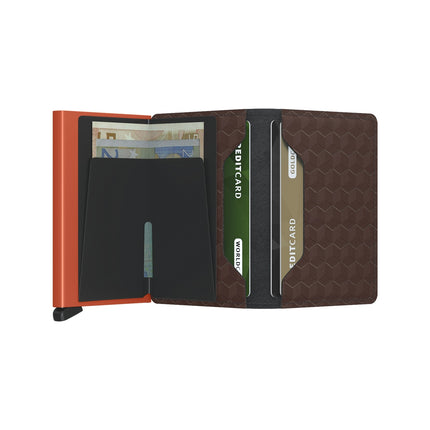 Secrid Slimwallet Optical SOp-Brown-Orange-