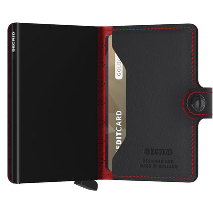 Secrid Miniwallet Fuel MFu-Black-Red-