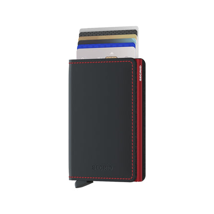 Secrid Slimwallet Matte SM-Black and Red-