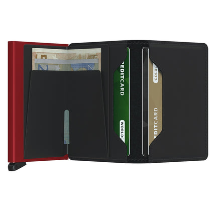 Secrid Slimwallet Matte SM-Black and Red-