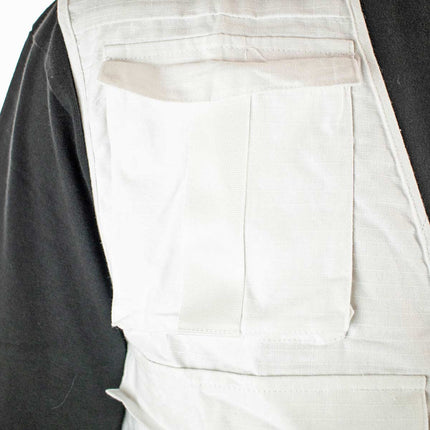 Sixth June Fishing Jacke Weste 4213-WHITE - weiss