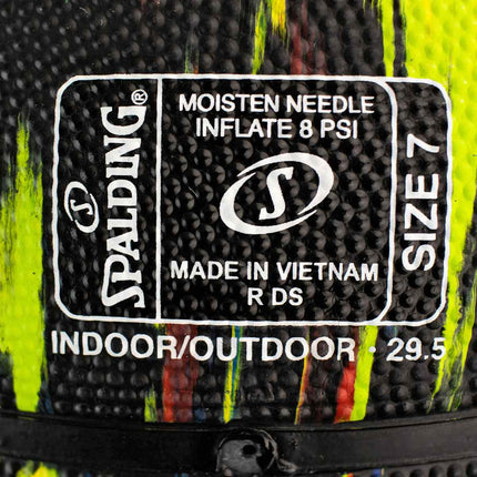 Spalding Marble Multicolor Basketball Größe 7 84398Z-