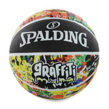 Spalding Rainbow Graffiti Rubber Basketball Größe 7 84372Z - schwarz-bunt
