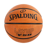 Spalding Layup TF-50 Rubber Basketball Größe 5 84334Z - orange-schwarz