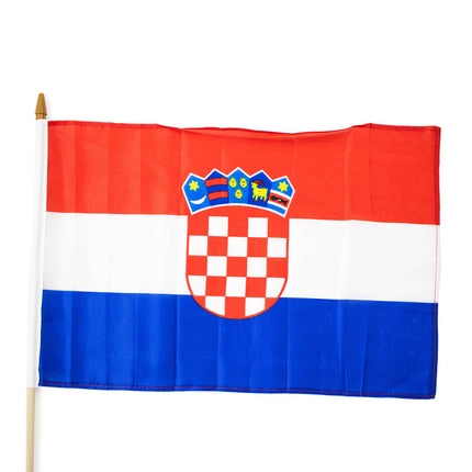 Sonstiges Kroatien Stockfahne 30x45cm 273-50990-0000-