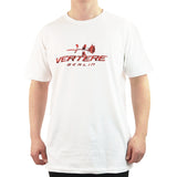 Vertere Berlin Red Chrome Rose T-Shirt VER-T129-WHT-