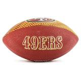 Wilson San Francisco 49ers NFL Team Tailgate American Football Junior WF4010028XBJR-