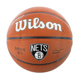 Wilson Brooklyn Nets NBA Team Alliance Basketball Größe 7 WTB3100XBBRO - braun-weiss-schwarz