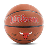 Wilson Chicago Bulls NBA Team Alliance Basketball Größe 7 WTB3100XBCHI - braun-rot
