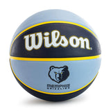 Wilson Memphis Grizzlies NBA Team Tribute Basketball Größe 7 WTB1300XBMEM - dunkelblau-hellblau-gelb