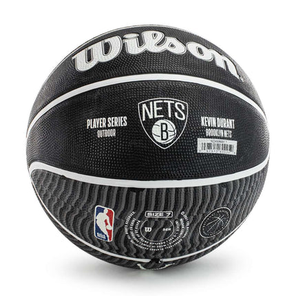 Wilson NBA Player Icon Outdoor Basketball Kevin Durant-Brooklyn Nets Größe 7 WZ4006001XB7-
