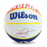 Wilson NBA Player Local Serbien Nikola Jokic Basketball Größe 7 WZ4006701XB7 - blau-rot-weiss-gelb