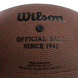 Wilson NFL Team Logo New England Patriots (Gr. 9) American Football WTF1748XBNE - braun-dunkelblau