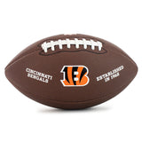 Wilson NFL Team Logo Cincinnati Bengals (Gr. 9) American Football WTF1748XBCN - braun-orange