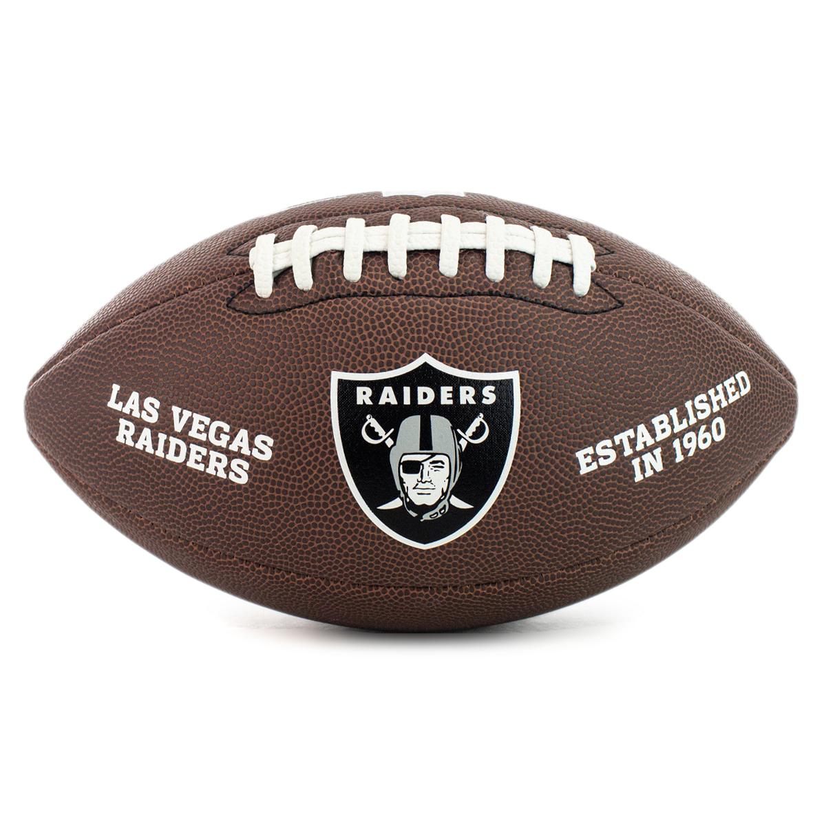 Wilson NFL Team Logo Las Vegas Raiders Ball Wtf1748Xblv American