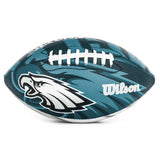 Wilson Philadelphia Eagles NFL Junior Team Logo (Gr. 7) American Football WTF1534XBPH - turquoise-grey