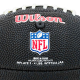 Wilson Mini New York Giants NFL Team Soft Touch American Football Gr. 5 WTF1533BLXBNG - schwarz-rot