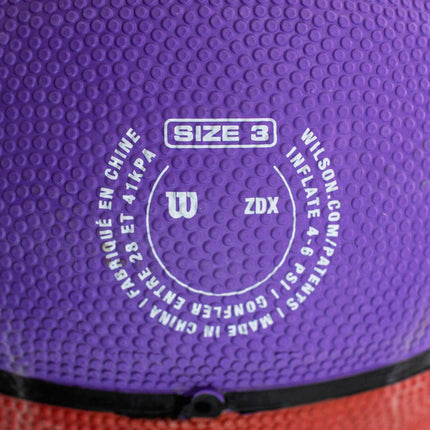 Wilson Toronto Raptors NBA Team Retro Mini Basketball Größe 3 WTB3200XBTOR-