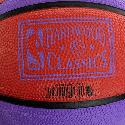 Wilson Toronto Raptors NBA Team Retro Mini Basketball Größe 3 WTB3200XBTOR-