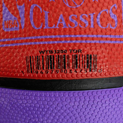 Wilson Toronto Raptors NBA Team Retro Mini Basketball Größe 3 WTB3200XBTOR-