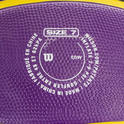 Wilson Los Angeles Lakers NBA Team Tribute Basketball Größe 7 WTB1300XBLAL-