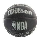 Wilson NBA All Team Basketball Größe 7 WTB1300XBNBA - schwarz-grau