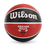 Wilson Chicago Bulls NBA Team Tribute Basketball Größe 7 WTB1300XBCHI - schwarz-rot