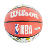 Wilson NBA All Team Basketball Größe 7 WTB1301XBNBA - weiss-blau-rot