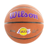 Wilson Los Angeles Lakers NBA Team Alliance Basketball Größe 7 WTB3100XBLAL - braun-schwarz-lila
