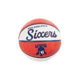 Wilson Philadelphia 76ers NBA Team Retro Mini Basketball Größe 3 WTB3200XBPHI - rot-weiss-blau